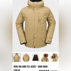 Men’s Volcom Gore-Tex snowboard jacket size medium